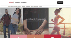 Desktop Screenshot of laurelhurstchiropractic.com
