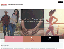 Tablet Screenshot of laurelhurstchiropractic.com